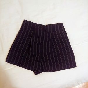 Wilfred bermuda high rise stripe shorts